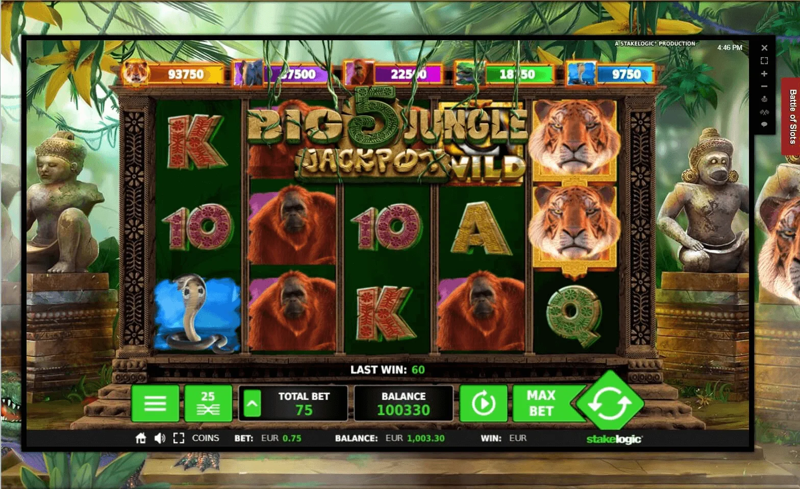 Бонус Big 5 Jungle Jackpot